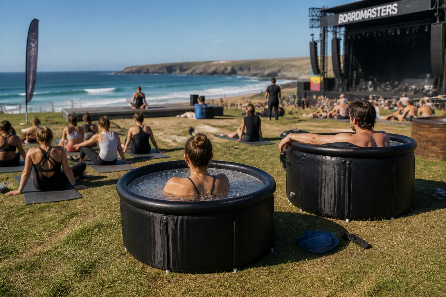 Boardmasters 2026: lecciones de surf y recuperación para deportistas