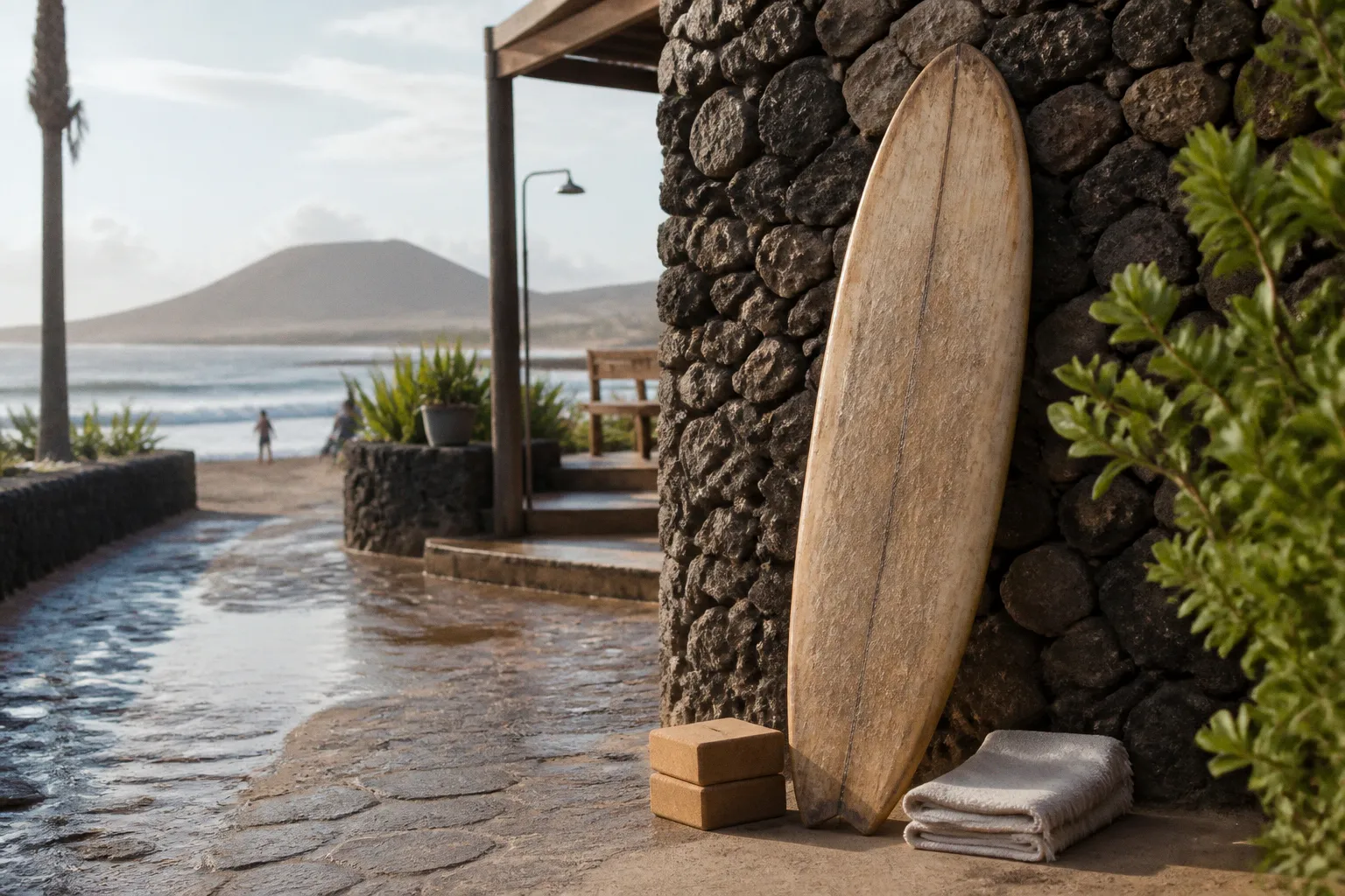 Dolor muscular tras el surf: estiramientos de 5 minutos