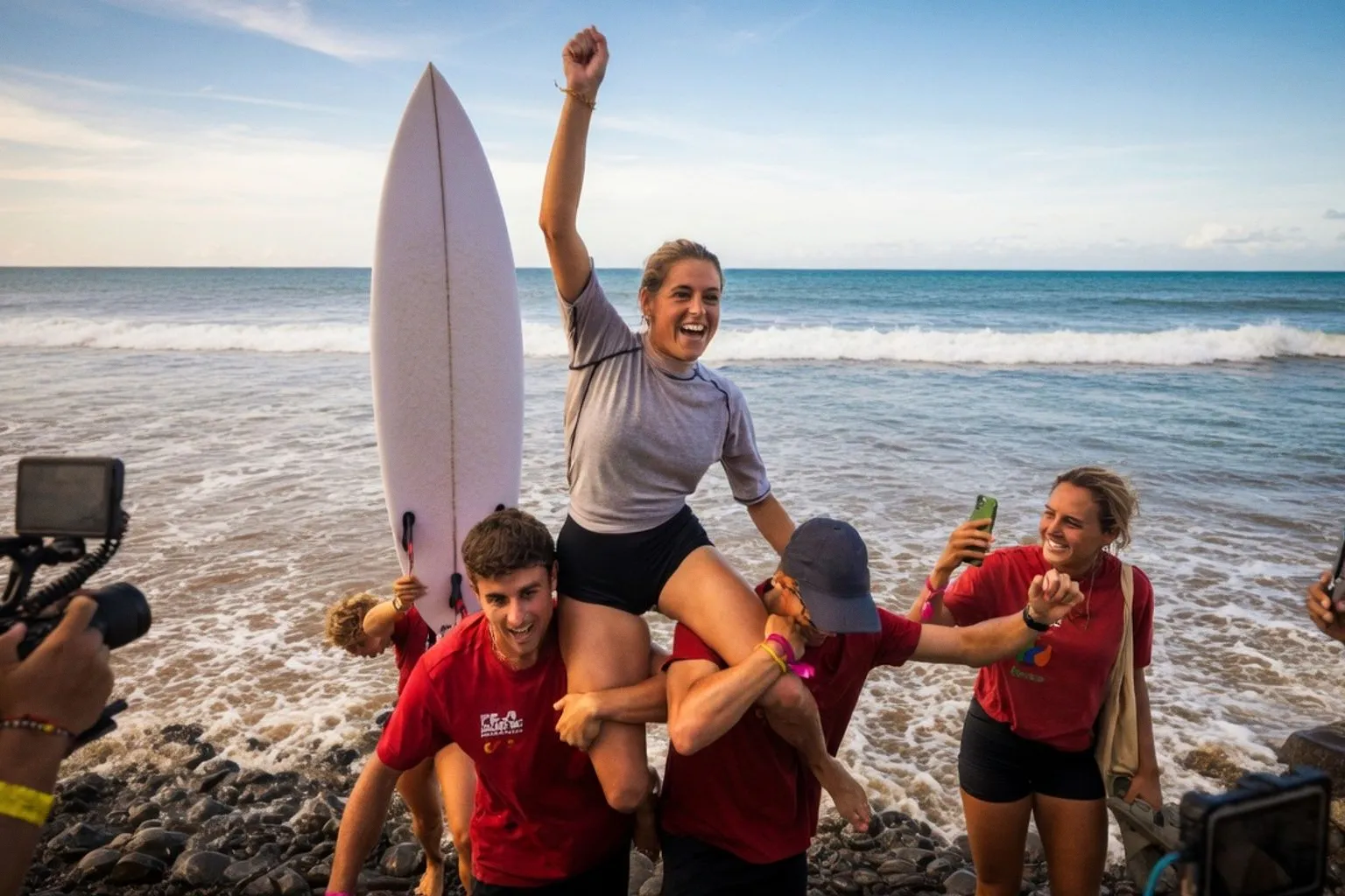 El equipo español de surf se prepara para conquistar el mundial en Punta Rocas