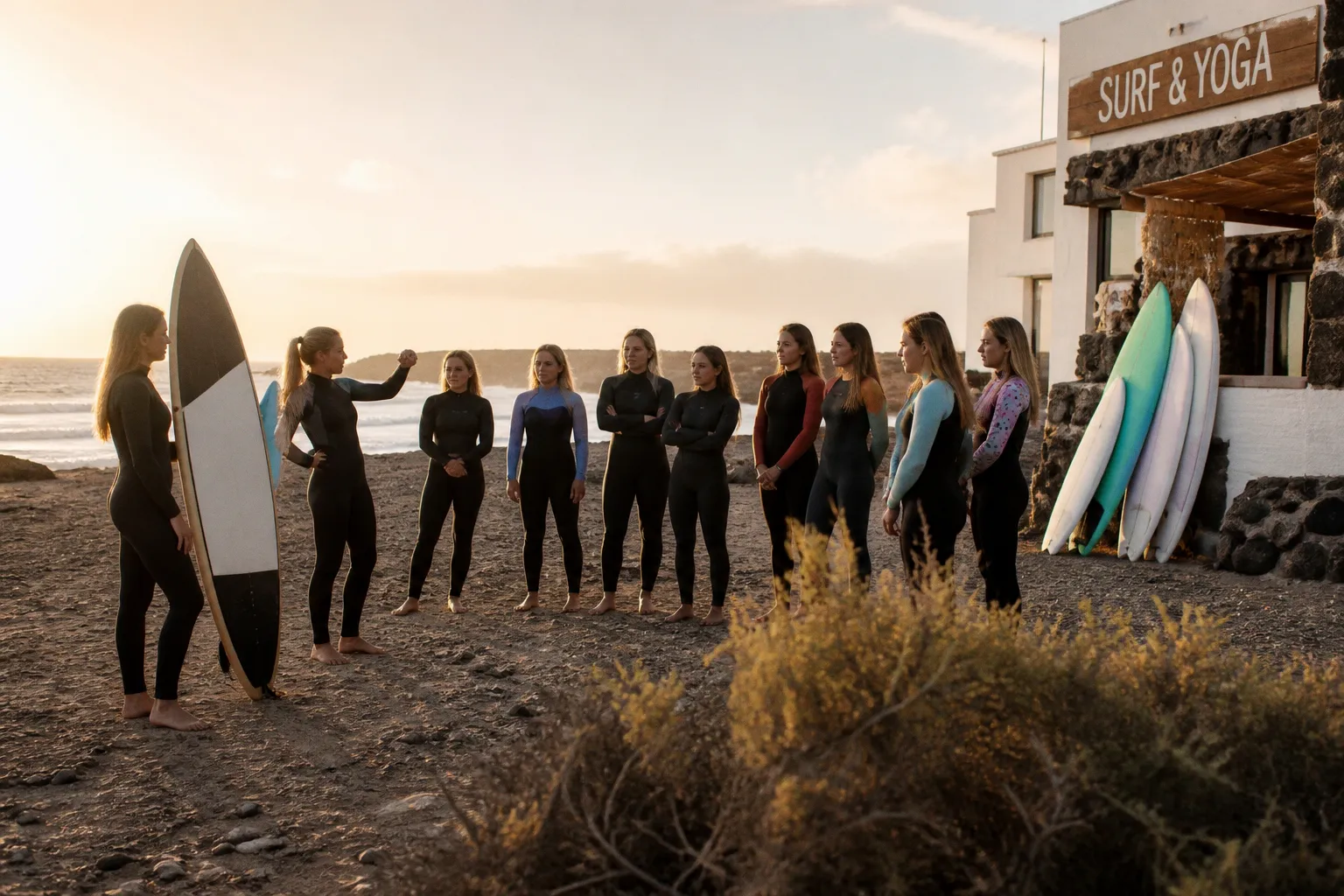 Nikki Van Dijk lanza retiros de surf técnico diseñados exclusivamente para mujeres