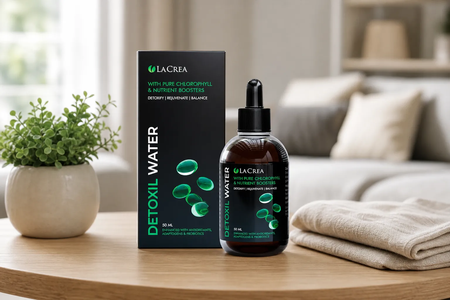 Detoxil water parasites — el envase en el día a día