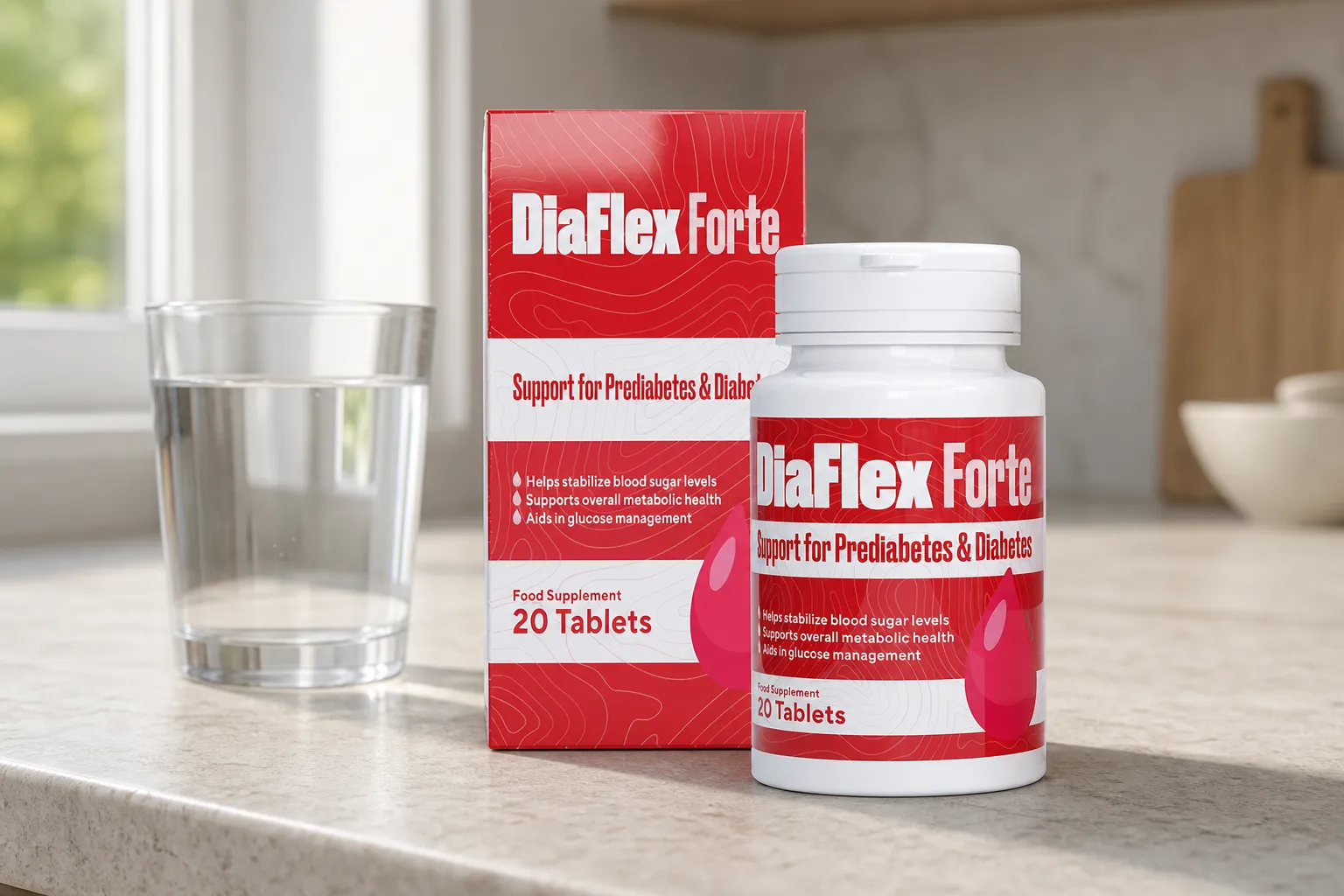 DiaFlex Forte — el envase en el día a día