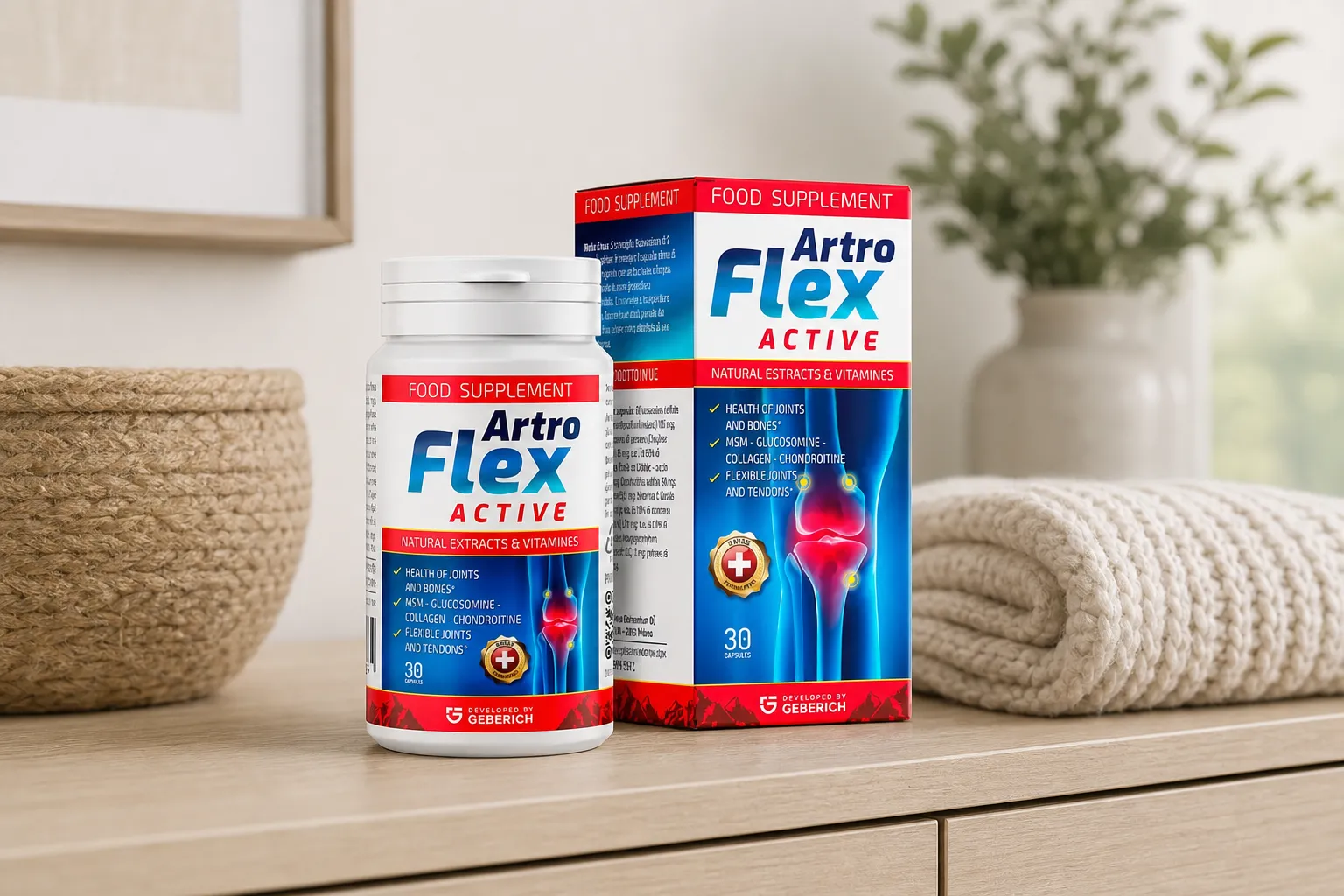 ArtroFlex Active — el envase en el día a día
