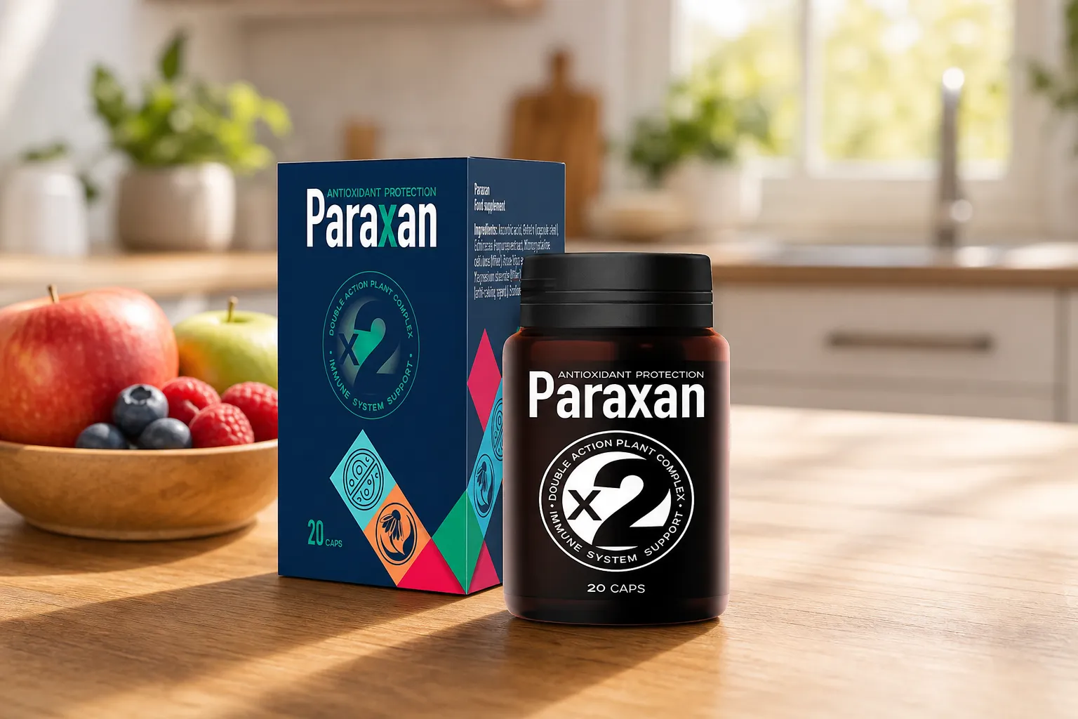 Paraxan — el envase en el día a día