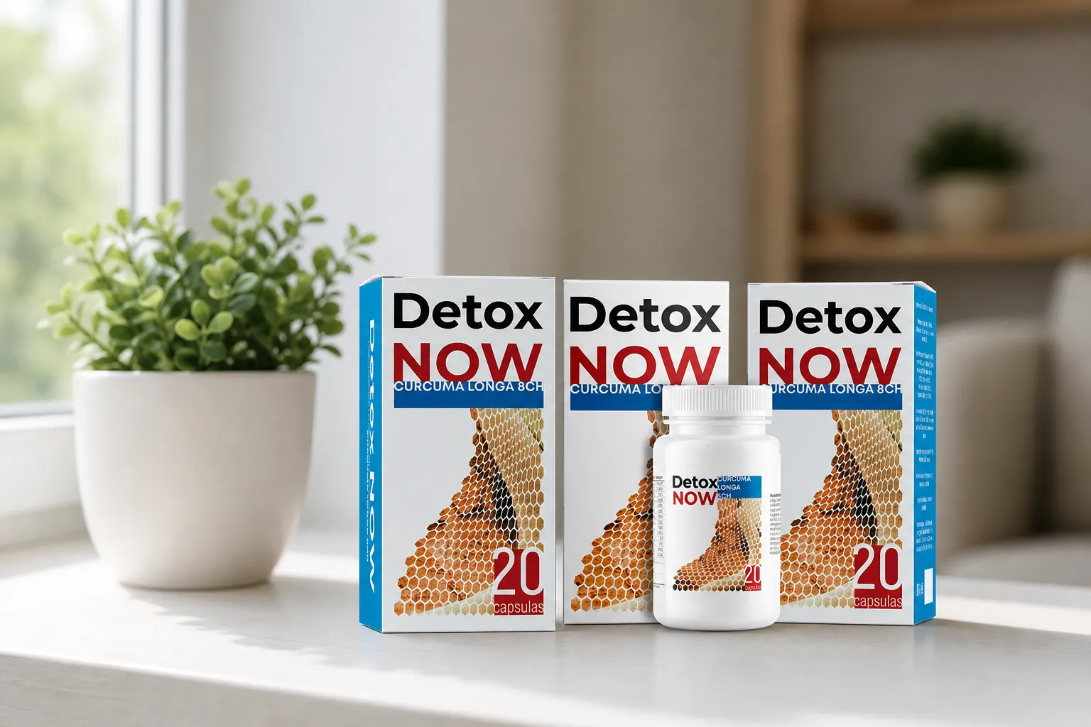 Detox Now — el envase en el día a día