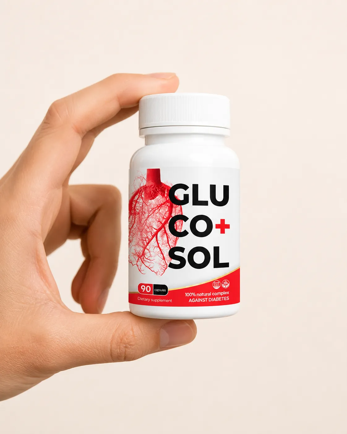 Glucosol Full price + — el envase en la mano