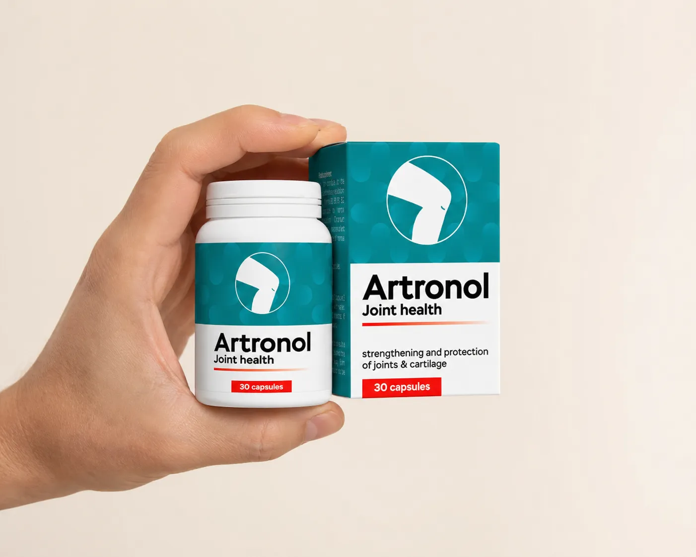 Artronol — el envase en la mano