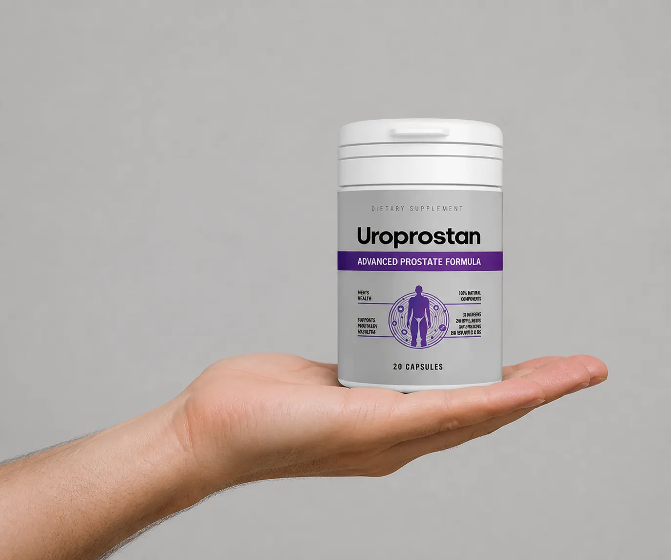 Uroprostan — el envase en la mano