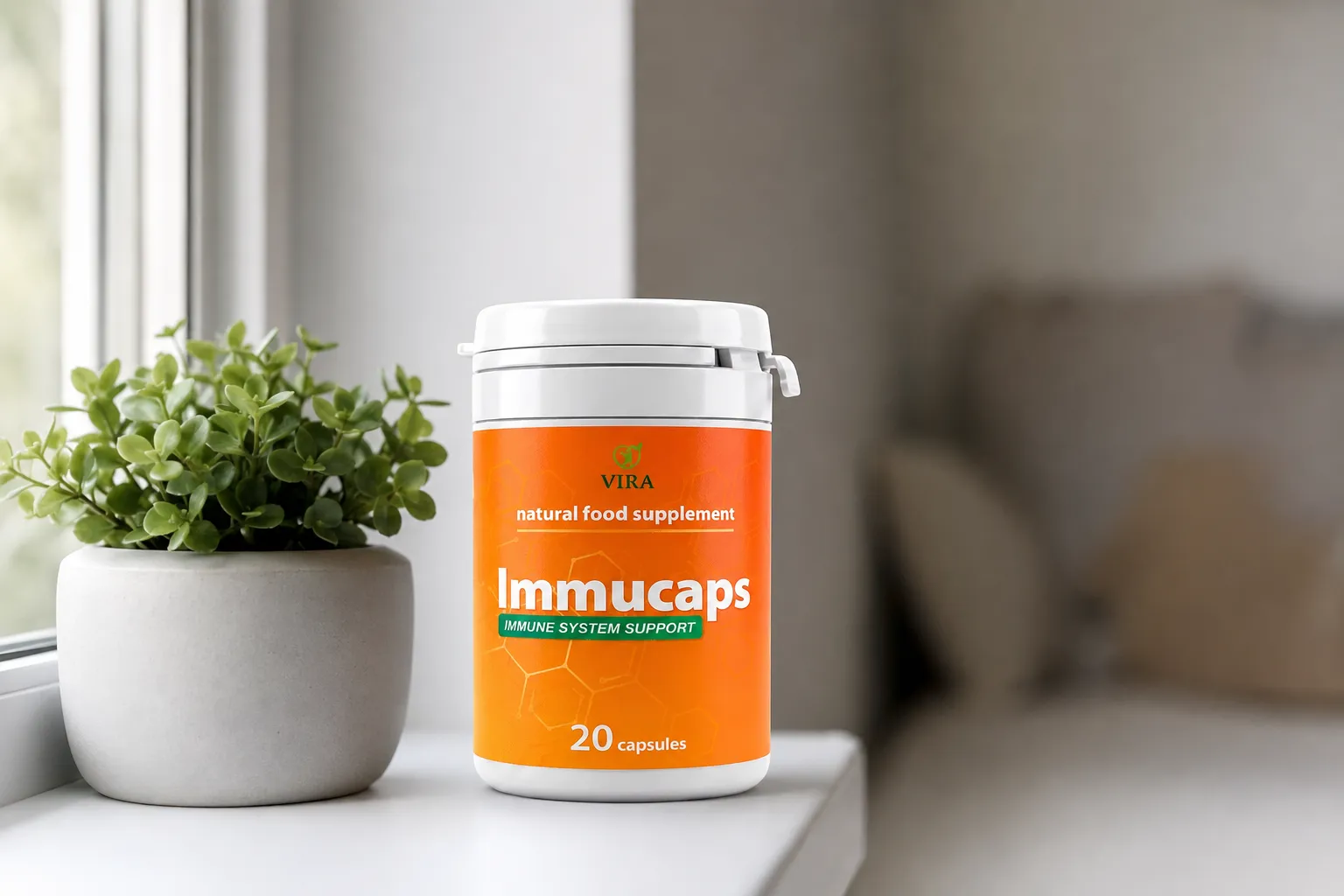 Immucaps — el envase en el día a día