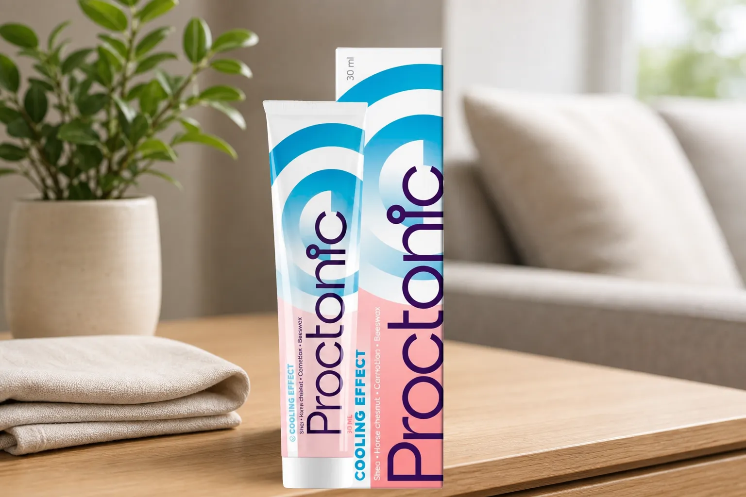 Proctonic — el envase en el día a día