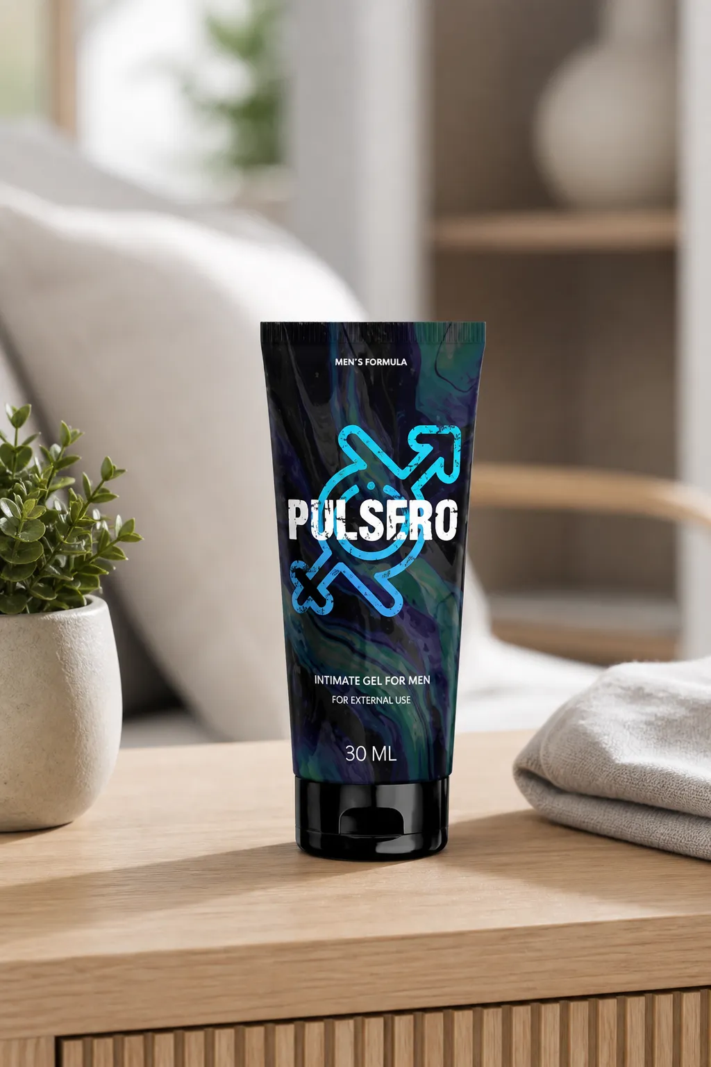 Pulsero gel — el envase en el día a día