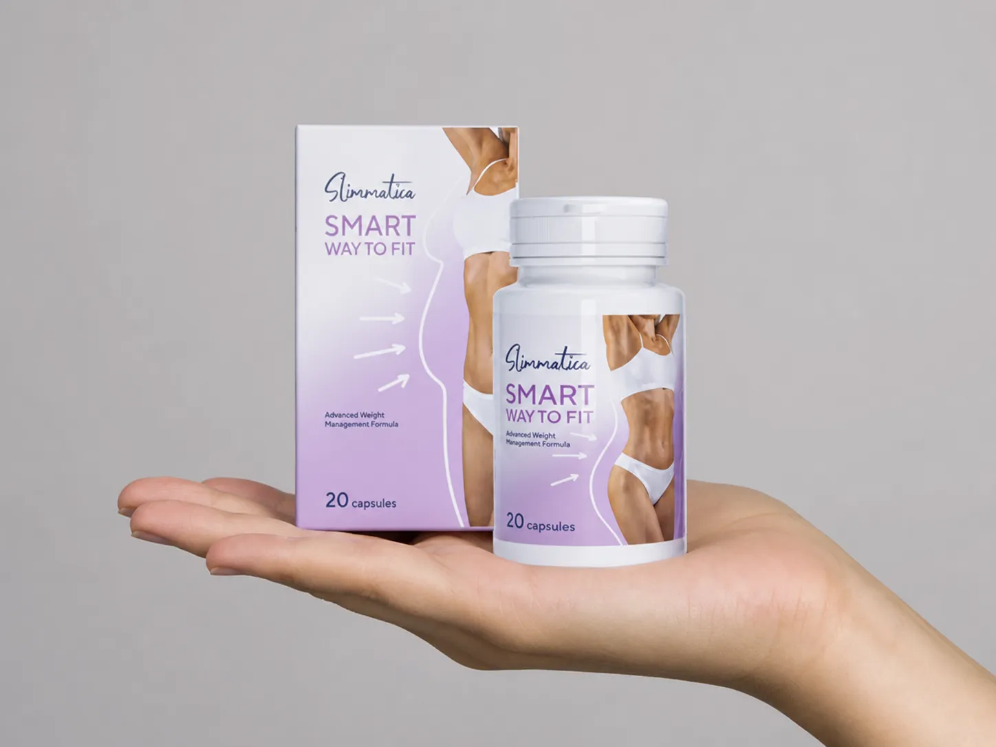 Slimmatica — el envase en la mano