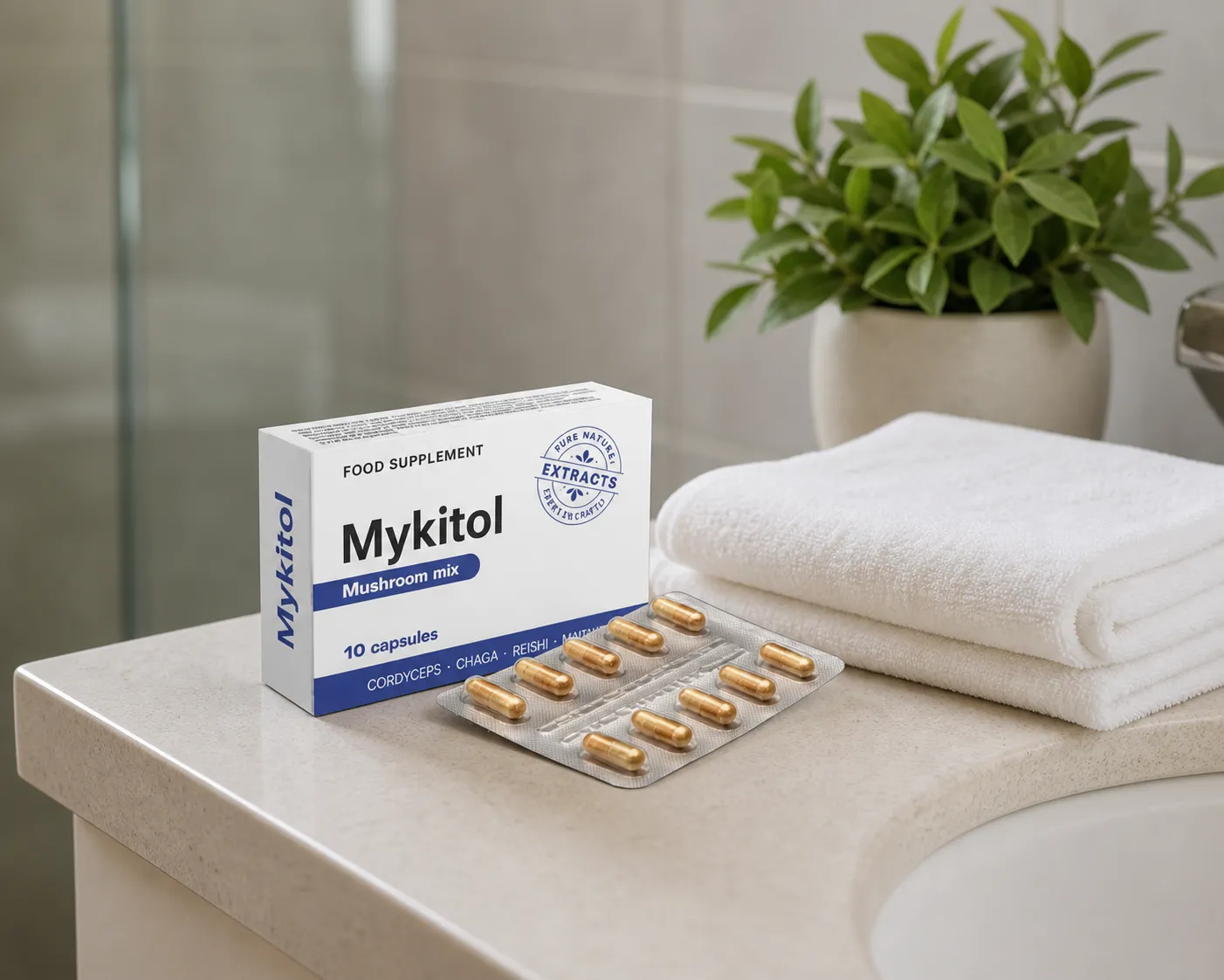 Mykitol BLUE — el envase en el día a día