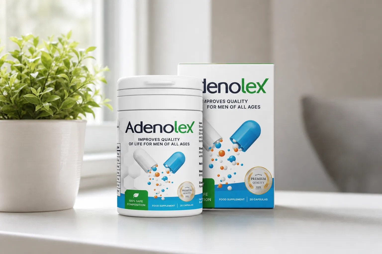 Adenolex — el envase en el día a día