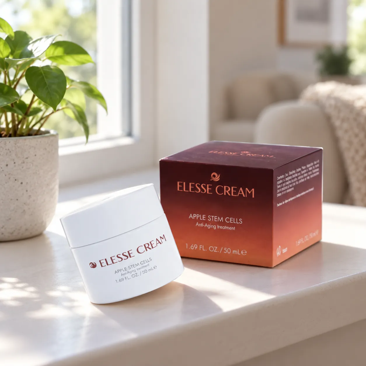Elesse Cream — el envase en el día a día