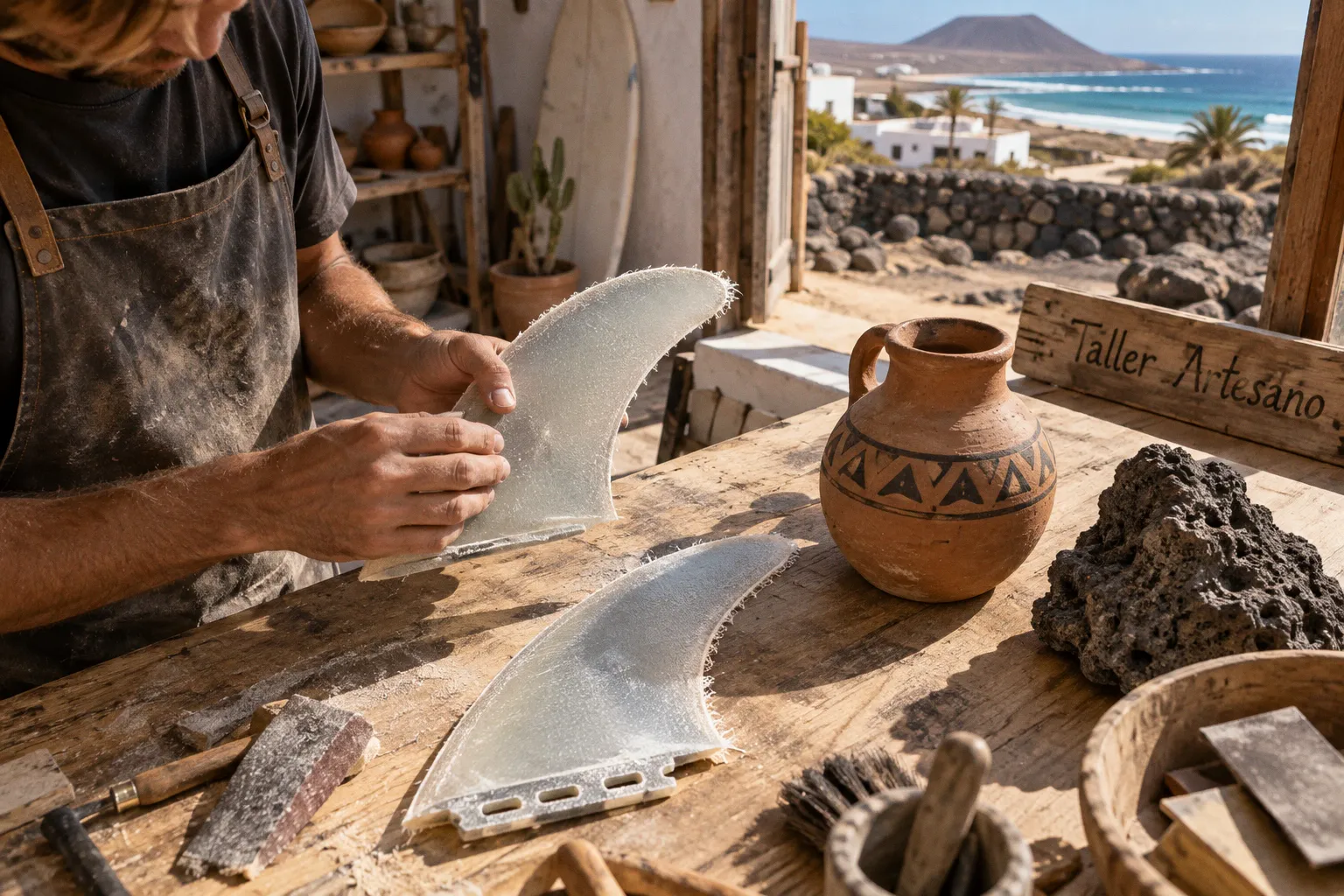 Quillas de surf fabricadas con palas de aerogenerador: ¿innovación o riesgo técnico?